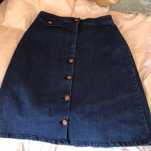 Jean skirt